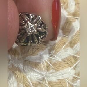 Pandora Silver Sparkly Charm